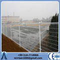Pvc Coated Wire Mesh / 1.0-3.0mm Cadre Clôture / Double Loop Mesh Fence